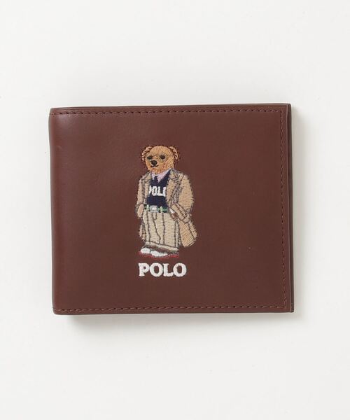 Polo ベア レザー ビルフォールド ウォレット（財布）｜POLO RALPH