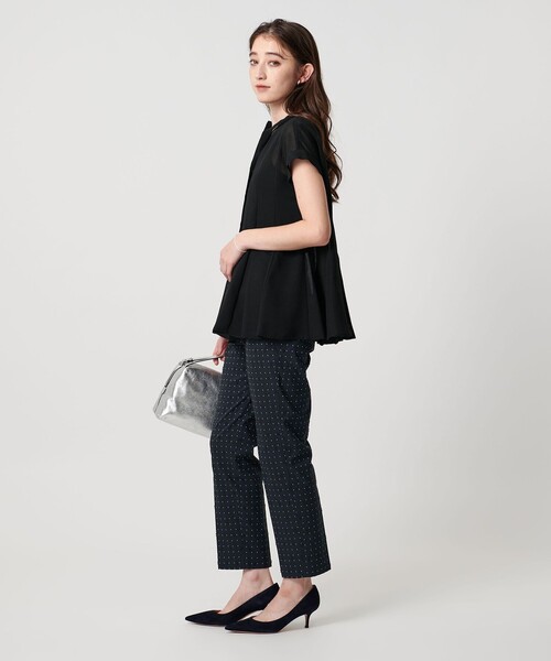 UNITED ARROWS(ユナイテッドアローズ)の「ダイヤ ドット スリムパンツ ‐ウォッシャブル‐(その他パンツ・レディース・ネイビー・40/36/38/34)」の4枚目の写真