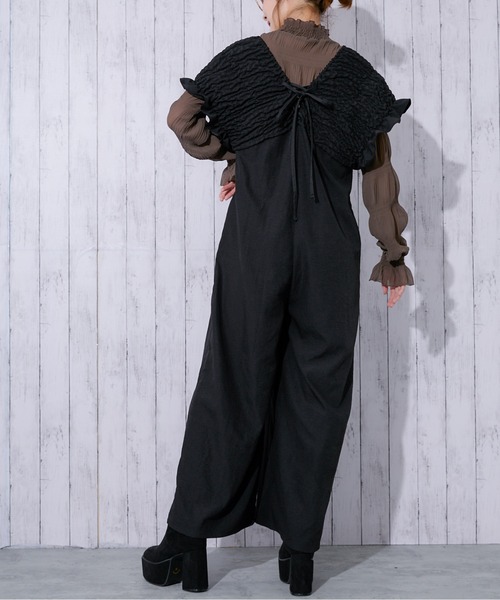 美品 julynine 黒サロペット 美品julynine 黒サロペット