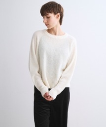 THREE DOTS ニット セーター M セール】 Mesh mohair pullover （ニット・セーター）｜three