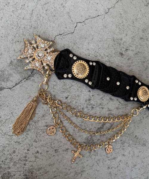 ギャラクシーバックルチェーンベルト（ベルト）｜d.i.a.（ダイヤ）の