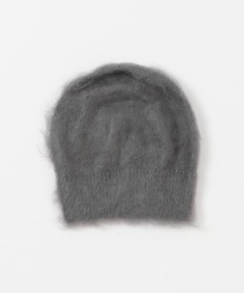 RODE SKO(ロデスコ)の「ASAUCE MELER モヘアシルクヘアリーコンパクトワッチ(ニットキャップ/ビーニー・レディース・チャコールグレー/ネイビー・ONE)」の3枚目の写真