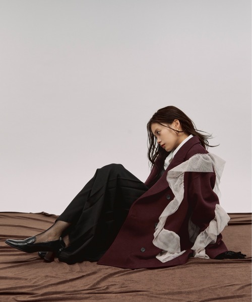 Ezick（エジック）の「nuance tulle coat ニュアンスチュールミドル