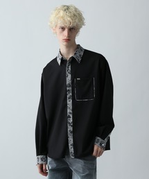 HARE | シルバーボタンクレリックシャツ(HARE)(シャツ/ブラウス)