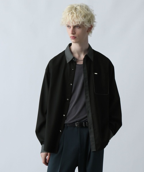 HARE(ハレ)の「シルバーボタンクレリックシャツ(HARE)(シャツ/ブラウス・メンズ・ブラック/レッド/ホワイト/ブラック系その他/ブラック系その他2/ブラック系その他3/ブルー・FREE)」の13枚目の写真
