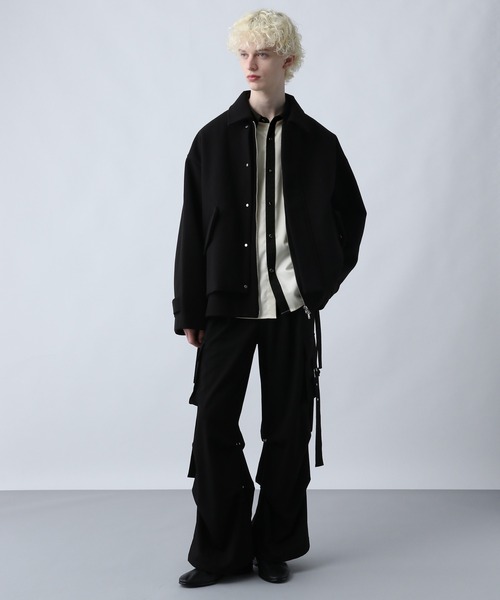 HARE(ハレ)の「シルバーボタンクレリックシャツ(HARE)(シャツ/ブラウス・メンズ・ブラック/レッド/ホワイト/ブラック系その他/ブラック系その他2/ブラック系その他3/ブルー・FREE)」の20枚目の写真