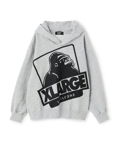 XLARGE KIDS(エクストララージキッズ)の「ビッグOGパーカー(パーカー・キッズ・ブラック/トップグレー・140cm/130cm/110cm/100cm/120cm/90cm)」の2枚目の写真