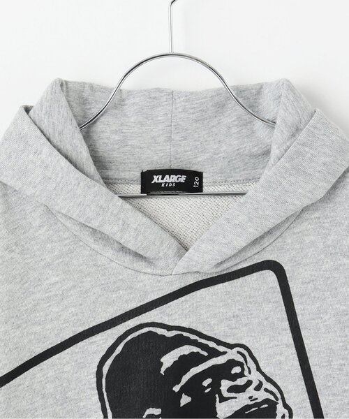 XLARGE KIDS(エクストララージキッズ)の「ビッグOGパーカー(パーカー・キッズ・ブラック/トップグレー・140cm/130cm/110cm/100cm/120cm/90cm)」の7枚目の写真