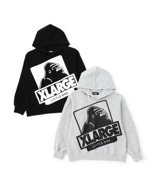 XLARGE KIDS(エクストララージキッズ)の「ビッグOGパーカー(パーカー・キッズ・ブラック/トップグレー・140cm/130cm/110cm/100cm/120cm/90cm)」の6枚目の写真