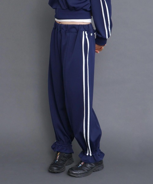 I am I in fact...(アイアムアイインファクト)の「Jersey line Drawers pants(その他パンツ・レディース・ネイビー/ブラック・FREE)」の2枚目の写真