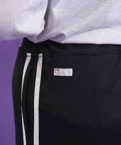 I am I in fact...(アイアムアイインファクト)の「Jersey line Drawers pants(その他パンツ・レディース・ネイビー/ブラック・FREE)」の13枚目の写真