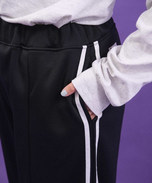 I am I in fact...(アイアムアイインファクト)の「Jersey line Drawers pants(その他パンツ・レディース・ネイビー/ブラック・FREE)」の12枚目の写真