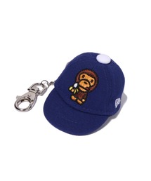 A BATHING APE(AxCVOGCv)BABY MILO BANANA NEW ERA CAP KEY CHAIN(L[z_[)