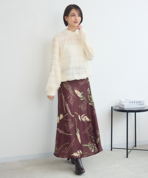 KATHARINE ROSS（キャサリンロス）の「【KATHARINE ROSS】カットドビーブラウス（シャツ/ブラウス・レディース・ブラウン/アイボリー・MEDIUM）」の14枚目の写真