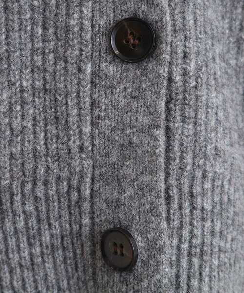 grove（グローブ）の「【SETITEM】オーバーサイズ畔カーディガン（カーディガン/ボレロ・レディース・ブラウン系その他/チャコールグレー/オフホワイト・02/03/01/04/05）」の4枚目の写真
