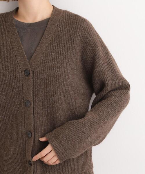 grove（グローブ）の「【SETITEM】オーバーサイズ畔カーディガン