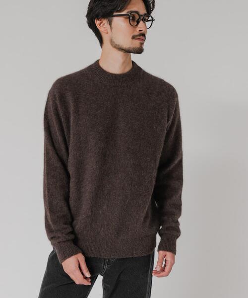 URBAN RESEARCH（アーバンリサーチ）の「FOX CASHMERE CREW-NECK KNIT（ニット/セーター・メンズ・グレー/ブラウン/ベージュ系その他/グリーン系その他・MEDIUM/LARGE）」の13枚目の写真