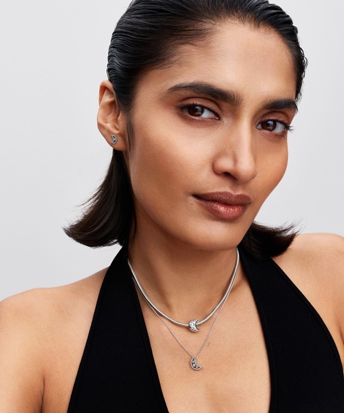 クレセントムーン ペンダント ネックレス（ネックレス）｜Pandora