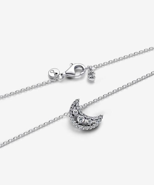 PANDORA(パンドラ)の「クレセントムーン ペンダント ネックレス(ネックレス・レディース・シルバー・50cm)」の2枚目の写真