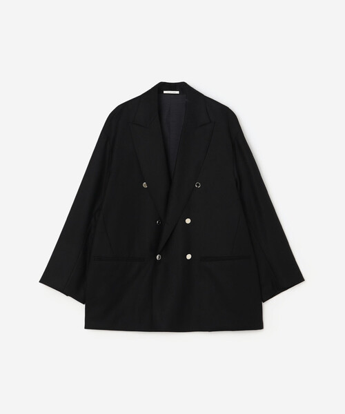 Couture d'adam（クチュールドアダム）の「COUTURE D'ADAM | 〈別注〉ツイード カッテージコート MEN（テーラードジャケット・メンズ・ブラック・42/40）」の2枚目の写真