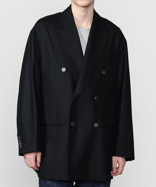 Couture d'adam（クチュールドアダム）の「COUTURE D'ADAM | 〈別注〉ツイード カッテージコート MEN（テーラードジャケット・メンズ・ブラック・42/40）」の14枚目の写真