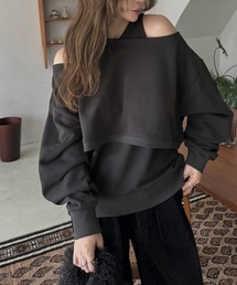 willfully ウィルフリー スウェット レイヤード トレーナー 　タグ付き 2025年最新】willfully レディース トレーナー・スウェットの