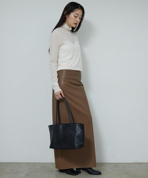 GALLARDAGALANTE（ガリャルダガランテ）の「【リバイバル】チュールタートルカットソー（Tシャツ/カットソー・レディース・ホワイト/ブラック/ブラウン・FREE）」の11枚目の写真