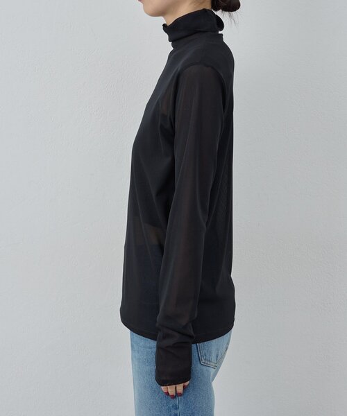 GALLARDAGALANTE（ガリャルダガランテ）の「【リバイバル】チュールタートルカットソー（Tシャツ/カットソー・レディース・ホワイト/ブラック/ブラウン・FREE）」の22枚目の写真