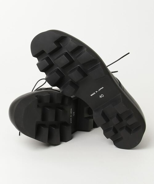 PADRONE(パドローネ)の「【PADRONE/パドローネ】PLAIN TOE with Chunky Sole(ブーツ・メンズ・ブラック・41/42/40)」の3枚目の写真