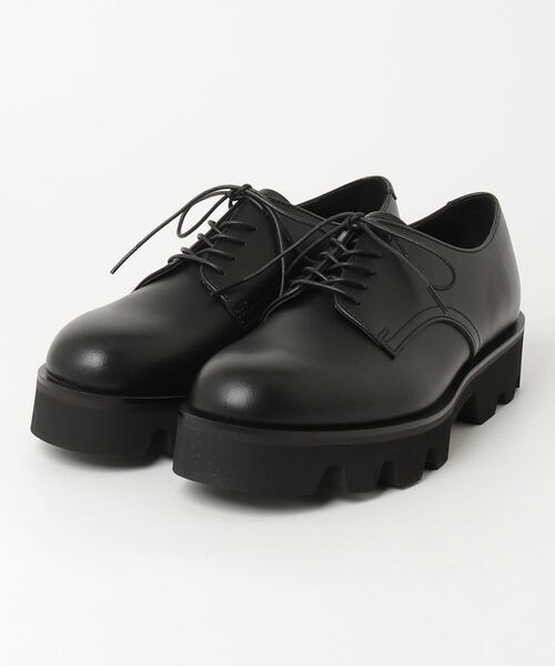 PADRONE(パドローネ)の「【PADRONE/パドローネ】PLAIN TOE with Chunky Sole(ブーツ・メンズ・ブラック・41/42/40)」の4枚目の写真