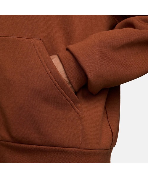 NIKE(ナイキ)の「ナイキ NIKE ナイキSB ESSNTL LOフルジップ フリース L/S フーディ(パーカー・メンズ・ダークブラウン・S/M/L/LL/3L)」の3枚目の写真