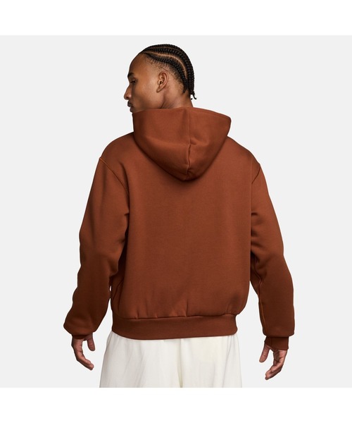NIKE(ナイキ)の「ナイキ NIKE ナイキSB ESSNTL LOフルジップ フリース L/S フーディ(パーカー・メンズ・ダークブラウン・S/M/L/LL/3L)」の2枚目の写真