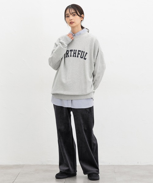 Honeys（ハニーズ）の「【ハニぽか】あったかストレートパンツ（その他パンツ・レディース・ブラック/アイボリー/モカ/スミクロ・S/M/LL/L/3L）」の10枚目の写真