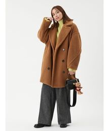 Mila Owen | オーバーサイズボアコート(ステンカラーコート)