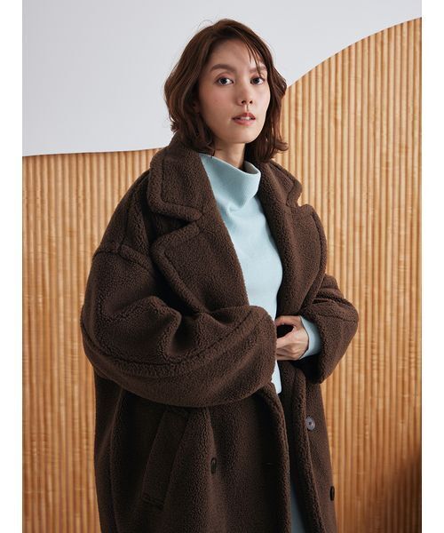 Mila Owen（ミラオーウェン）の「ステンカラーコクーンコート（ステン