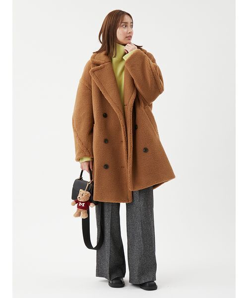 オーバーサイズボアコート（ステンカラーコート）｜Mila Owen（ミラ