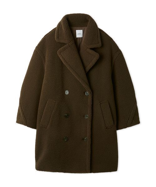 オーバーサイズボアコート（ステンカラーコート）｜Mila Owen（ミラ