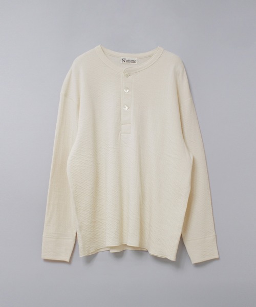RNA-N（アールエヌエーエヌ）の「M2568 接結ヘンリー（Tシャツ/カットソー・レディース・ブラック/レッド/キナリ・FREE）」の17枚目の写真