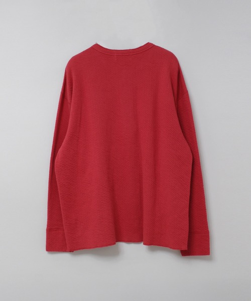RNA-N（アールエヌエーエヌ）の「M2568 接結ヘンリー（Tシャツ/カットソー・レディース・ブラック/レッド/キナリ・FREE）」の19枚目の写真