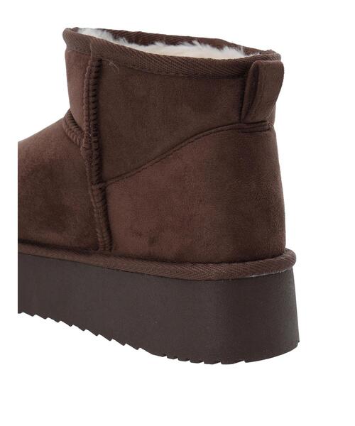 Samansa Mos2 blue（サマンサモスモスブルー）の「厚底ボアブーツ（ブーツ・レディース・ブラック/ダークブラウン/キャメル・M/L）」の14枚目の写真