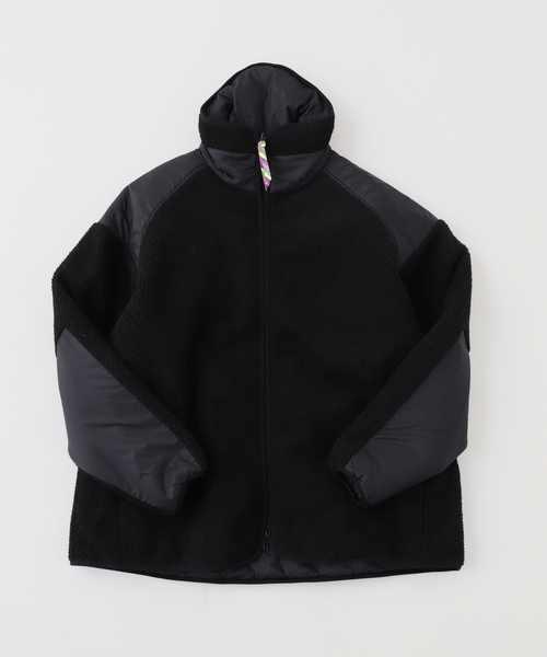 is-ness(イズネス)の「is-ness × TAION REVERSIBLE FLEECE DOWN JK(その他アウター・メンズ・ブラック/カーキ・LARGE/MEDIUM)」の2枚目の写真