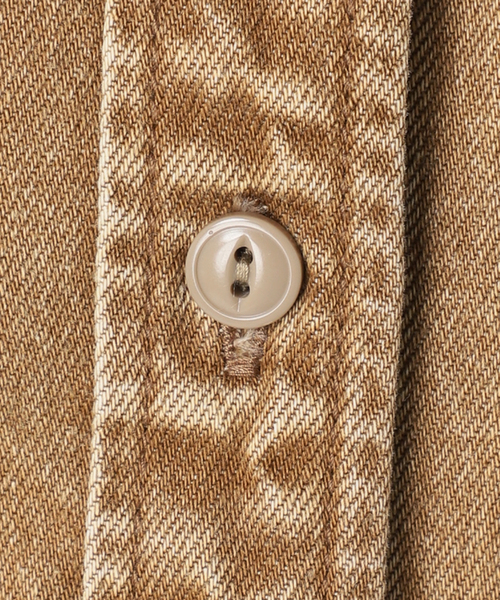 JOURNAL STANDARD（ジャーナルスタンダード）の「《追加4》ライトオンスデニムクロップドシャツ（シャツ/ブラウス・レディース・ブラック系その他/キャメル/ブルー系その他・FREE）」の6枚目の写真