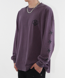 CRIGUN（クリガン）の「Stellar Pigment LS Max Over Fit PURPLE（Tシャツ/カットソー）」