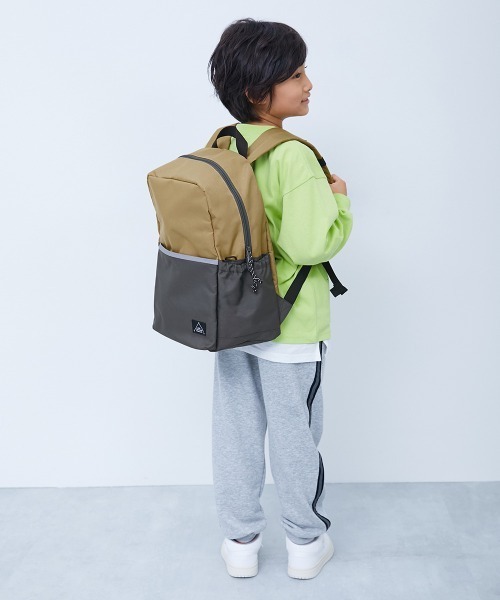 devirock（デビロック）の「A4サイズ対応 えらべる2サイズ スクール リュックサック(14.5L 18L)（バックパック/リュック・キッズ・ベージュ/ブルー系2/グレイッシュブルー/ライトグレー/ライラック/ブラック・M/S）」の10枚目の写真