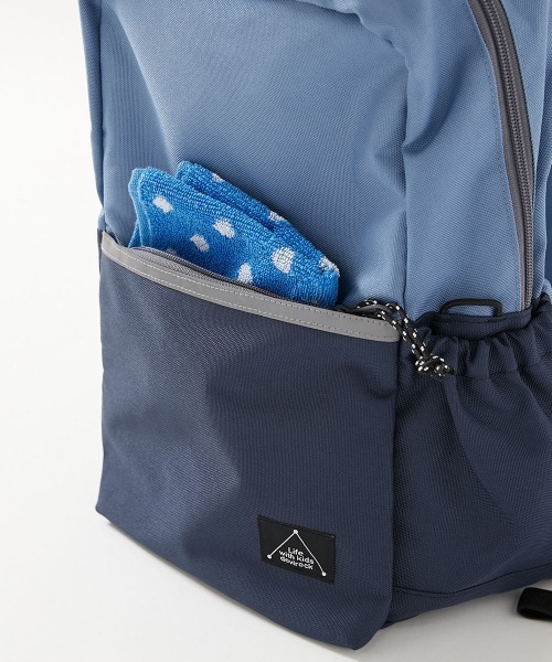 devirock（デビロック）の「A4サイズ対応 えらべる2サイズ スクール リュックサック(14.5L 18L)（バックパック/リュック・キッズ・ベージュ/ブルー系2/グレイッシュブルー/ライトグレー/ライラック/ブラック・M/S）」の16枚目の写真