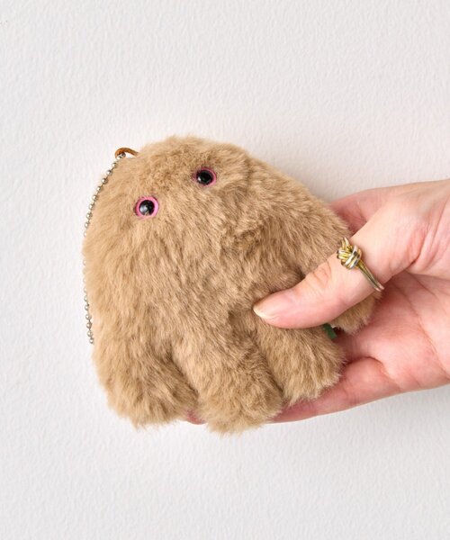 BIRTHDAY BAR（バースデイバー）の「YURU-MA　マスコットキーホルダー（チャーム・レディース・ブラウン/ブラック/ホワイト系その他/ホワイト・0）」の4枚目の写真