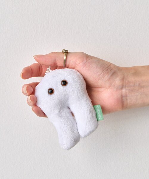 BIRTHDAY BAR（バースデイバー）の「YURU-MA　マスコットキーホルダー（チャーム・レディース・ブラウン/ブラック/ホワイト系その他/ホワイト・0）」の6枚目の写真