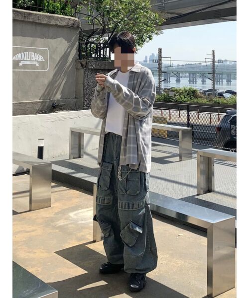 MUSINSA STANDARD（ムシンサスタンダード）の「[クールタンダード] クルーネック長袖Tシャツ [ホワイト]（Tシャツ/カットソー・メンズ・その他・XXX-LARGE/SMALL/MEDIUM/LARGE/X-LARGE/XX-LARGE）」の12枚目の写真