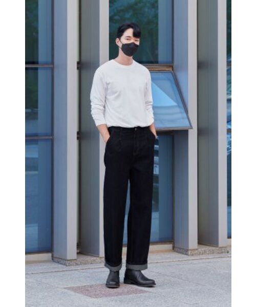 MUSINSA STANDARD（ムシンサスタンダード）の「[クールタンダード] クルーネック長袖Tシャツ [ホワイト]（Tシャツ/カットソー・メンズ・その他・XXX-LARGE/SMALL/MEDIUM/LARGE/X-LARGE/XX-LARGE）」の19枚目の写真