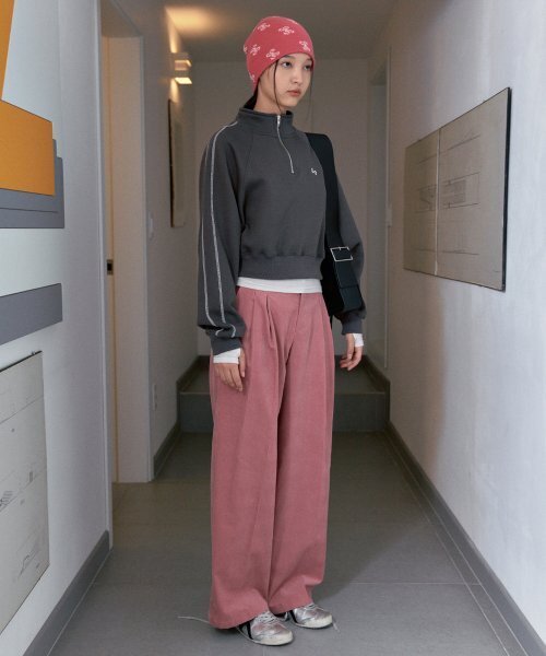 CORDUROY WIDE PANTS (VINTAGE PINK) 【公式通販】